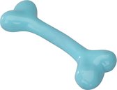 Ebi - Speelgoed Voor Dieren - Hond - Rubber Been Met Munt Smaak S - 14,75cm Blauw - 1st