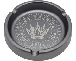 Metalen Luxe Asbak | Aluminium | Antraciet | 10cm | Cadeau Verpakking | JNKO