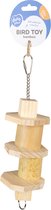 Duvoplus - Speelgoed Voor Dieren - Vogel - Brainy Bamboe Snackhanger S - 7,6x7,6x30,5cm Houtkleurig - 1st