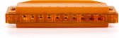 Hohner translucent harmonica kunststof Oranje - voor kinderen - beginner mondharmonica