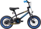 Bikestar 12 inch BMX kinderfiets, zwart / blauw