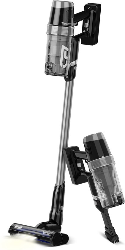 Aspirateur balai sans fil TurboTronic CF7 avec aspirateur à main