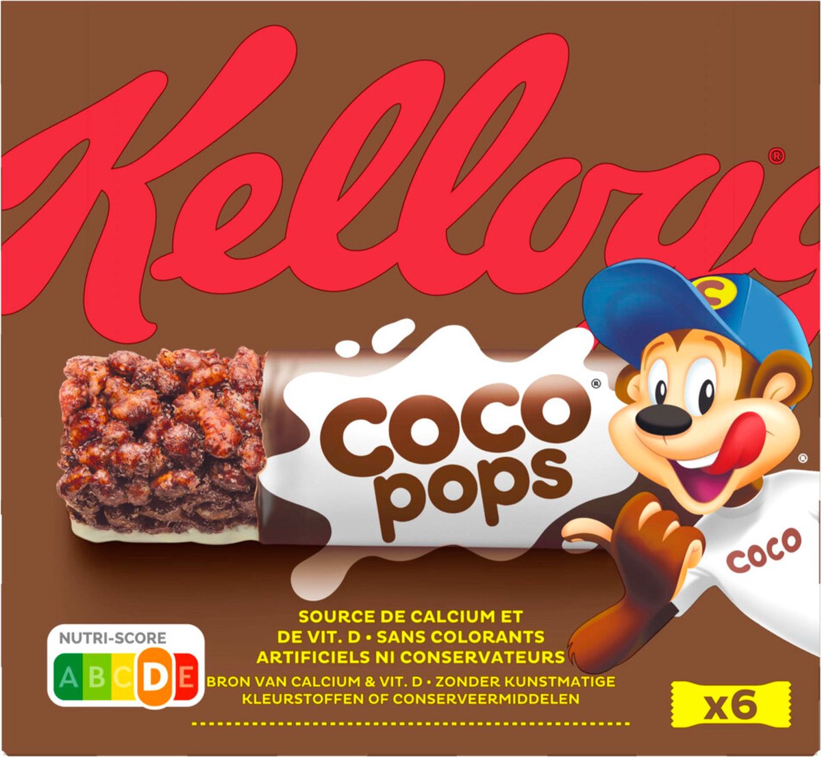 14x Kellogg's Bars Coco Pops 6 x 20 gr