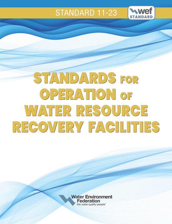 Standards for Operation of Water Resource Recovery Facilitie ... - cover