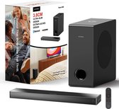 BoerCom® Ultimea - Barre de son - Pour TV - Barres de son pour TV - Avec caisson de basses - Dolby Atmos - Bluetooth - Système de son Surround - Enceintes - Zwart