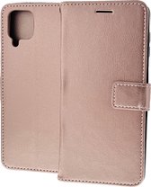 Bookcase Geschikt voor: Samsung Galaxy A42 5G - Rose Goud - Portemonnee hoesje