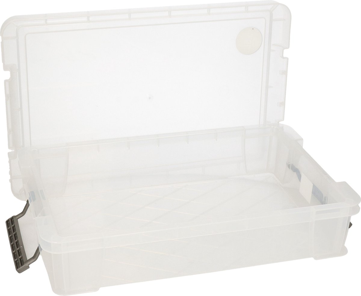Whitefurze Allstore Opbergbox - 5,5 liter - kunststof - 39 x 25 x 9 cm