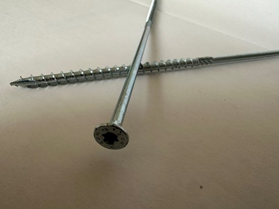 Vis de construction en bois DakCenter 6x160mm Torx 30 100pcs/boîte