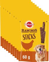Pedigree Ranchos Sticks Hondensnacks - Kip - 10 x 60 gr