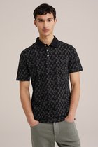 WE Fashion Heren tall fit polo met dessin