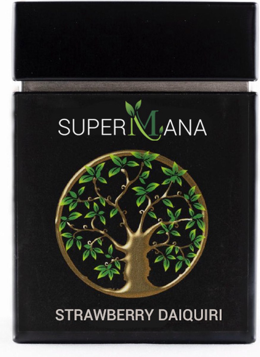 SuperMana thee - Strawberry daiquiry met o.a. appel, hibiscus, rozen, aardbei en meer - losse thee.