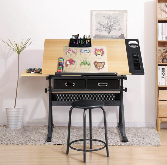 Multifunctionele Desktop Tekentafel Schildersezel Schildertafel Verstelbare