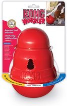 Kong Snack Dispenser Wobbler - Jouet à mâcher - 190mm x 130mm x 122mm - Rouge