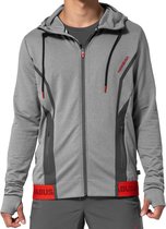 Hayabusa Athletic Zip-Up Performance Hoodie - Heren - donkergrijs - maat S