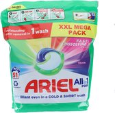 Ariel All in 1 Washing Pods Colour- 3 x 51 stuks voordeelverpakking