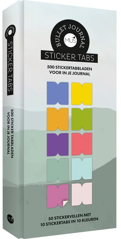 MUS Bullet Journal-Sticker Tabs - cover