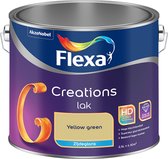 Flexa | Creations Lak Zijdeglans | Yellow green - Kleur van het jaar 2006 | 2.5L
