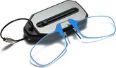 Leesbril opvouwbaar in sleutelhanger, Sterkte +1,5 (blauw)