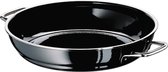 Professional Serveer-stoofpan 20 cm, braadpan, stoofpan 1,28 l, Silargan functioneel keramiek, inductie, zwart