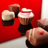 Art of Chocolate - Geschenkmand met Belgische Liefde chocolade - 750gr