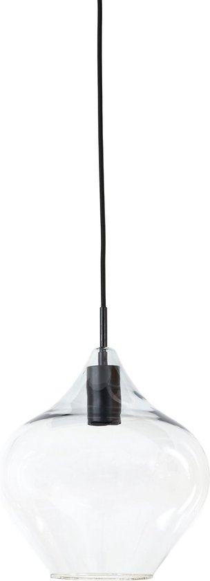 Light & Living Hanglamp Rakel - Zwart - Ø27cm - Modern - Hanglampen Eetkamer, Slaapkamer, Woonkamer
