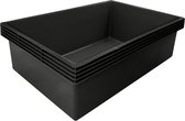 Ubbink - Victoria Quadro 7 zwart container 980l 60x175x118 cm