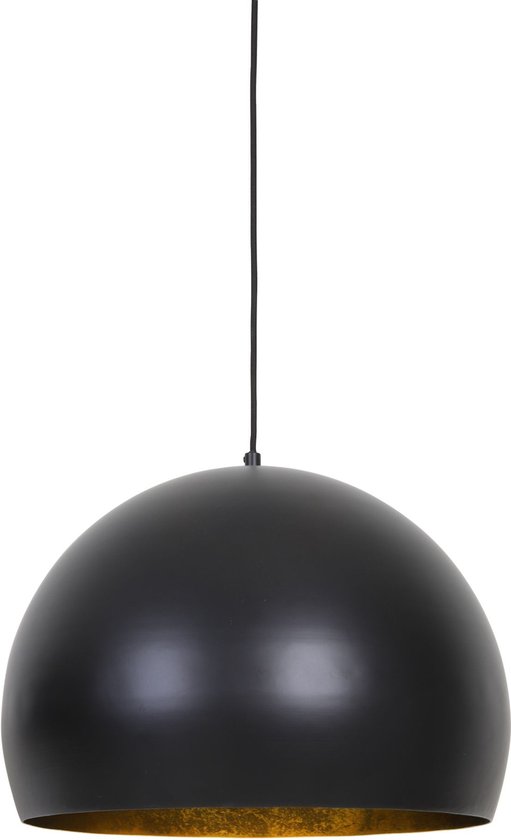Light & Living Hanglamp Jaicey - Zwart - Ø56cm - Modern - Hanglampen Eetkamer, Slaapkamer, Woonkamer