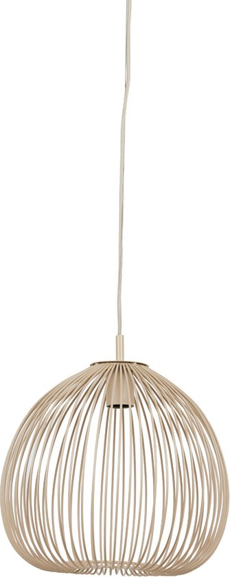 Light & Living Hanglamp Rilana - Beige - Ø34cm - Modern - Hanglampen Eetkamer, Slaapkamer, Woonkamer