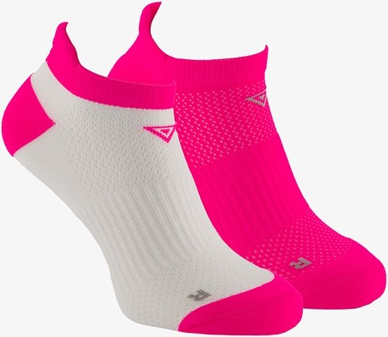 2 paires de chaussettes de sport rose et blanc - taille 39
