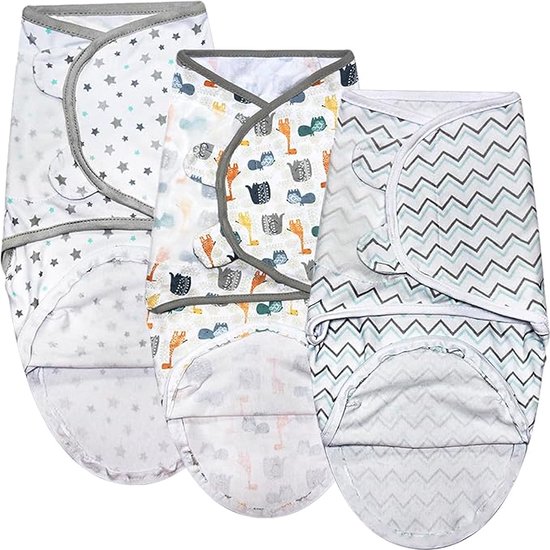 wikkeldeken \ babyzitje, deken / knuffeldeken, kinderwagendeken voor kinderwagen, buggy‘s, 0-3 Months , 3-Piece