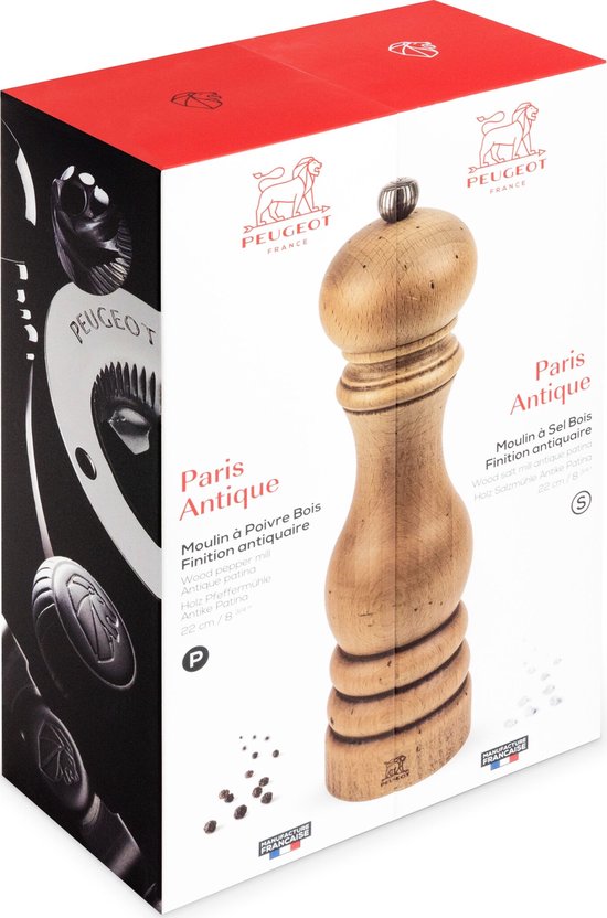 Coffret Moulins à Poivre Et Sel Peugeot Paris - 22 Cm - Vert - Neuf