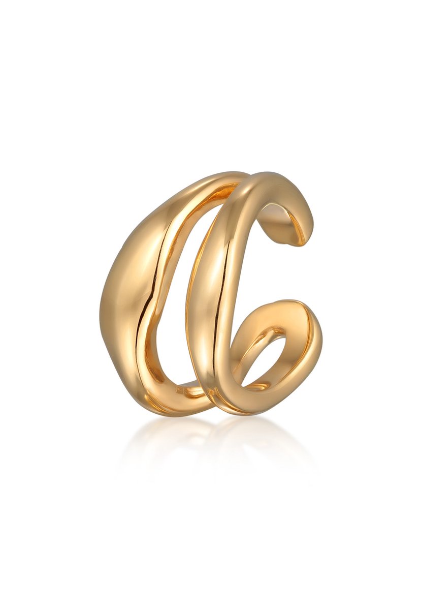 Elli PREMIUM - Oorbellen - Dames oorklem organisch ontwerp in 925 sterling zilver - Dames