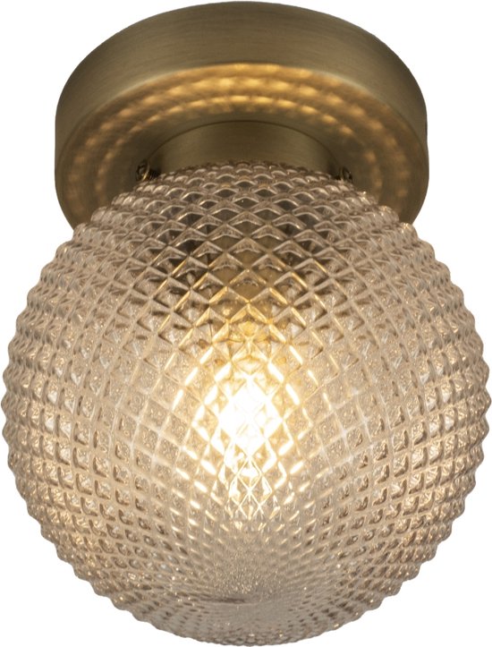 Plafonnier Lumidora 74751 - E14 - Grijs - Bronze - Métal - Lampe de salle de bain - ⌀ 15 cm