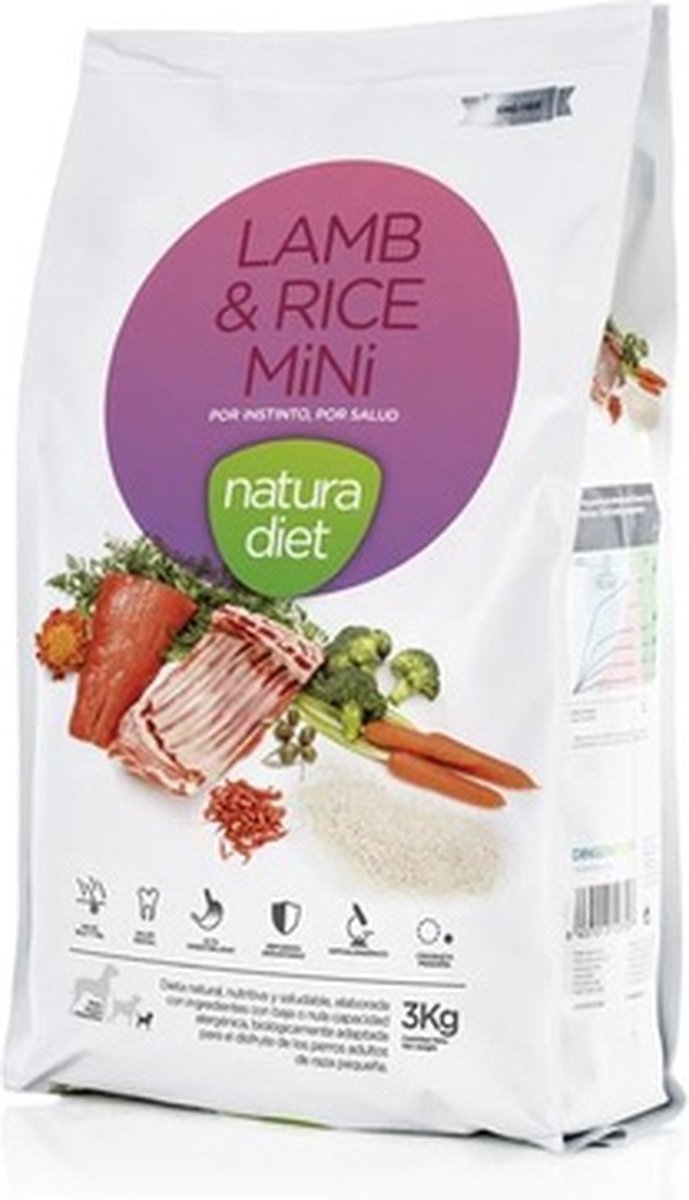 Natura Diet Natura Diet Nd Lamb & Rice Mini 3 kg