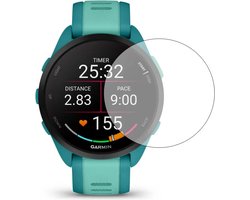 Screenprotector geschikt voor Garmin Forerunner 165 (Music) – Gehard glas – Hoge kwaliteit screen protector – Tempered Glass 9H – 1 stuks – TechDefend