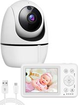 Babyfoon - Draadloze babyfoon - Babyfoons - Op afstand bestuurbaar - Uitbreidbaar tot 4 Baby Camera's - Babyfoon met Camera - Baby monitor