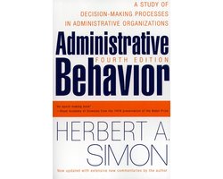 洋書 Administrative Behavior Fourth Edition Amazon.co.jp: Administrative Behavior, 4th Edition by