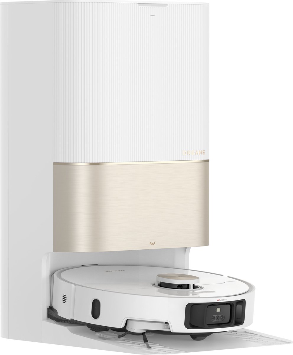 Dreame X40 Ultra Complete - Robotstofzuiger met dweilfunctie - Geschikt voor huisdierharen - Complete accessoires kit - Wit — afbeelding 4