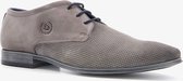 Chaussures à lacets pour hommes en cuir Bugatti Morino gris - Taille 42 - Cuir véritable