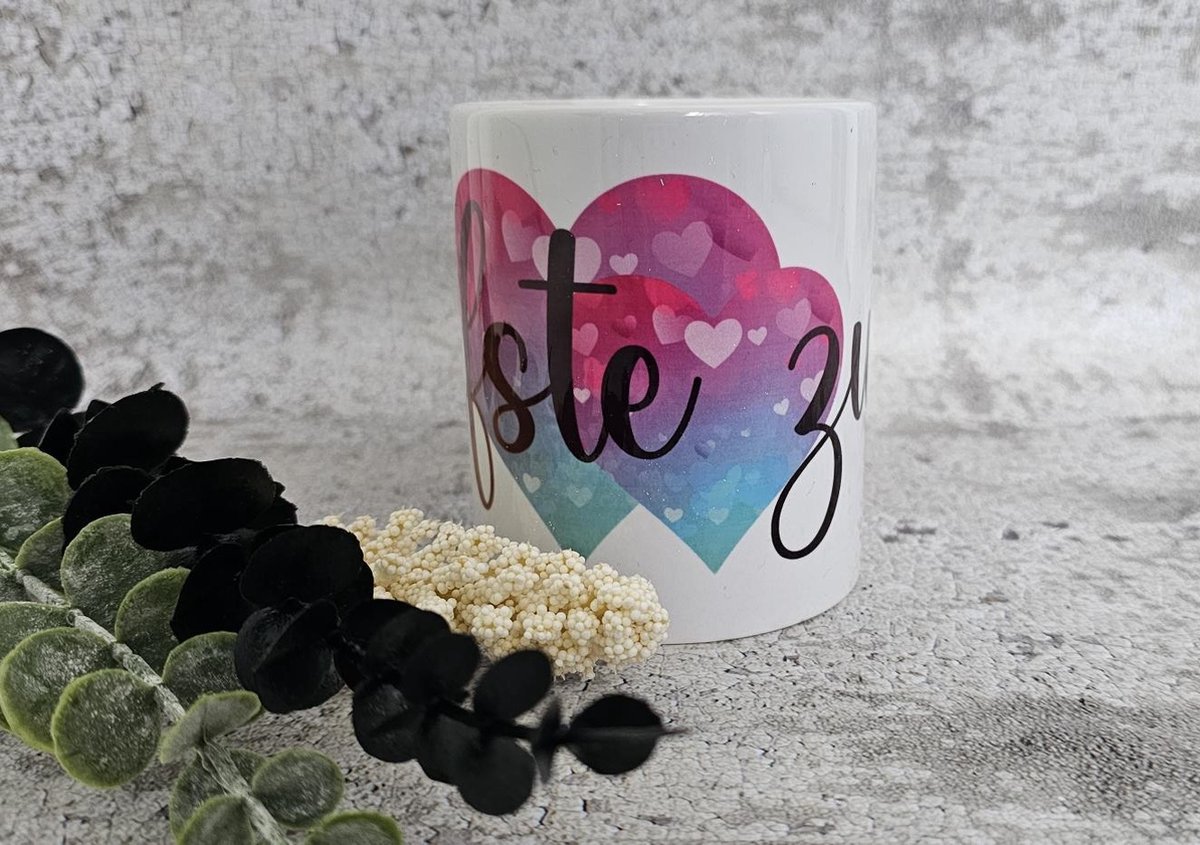 Mok- liefste zus - 330 ml - 2 harten