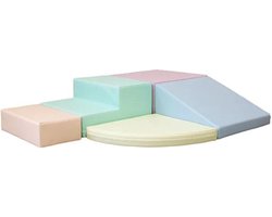 IGLU - Soft Play Foam Block Set - Corner Climber - Licht Pastel