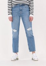 Liu Jo Ecs Pant.denim Straight H.w. Jeans Dames - Broek - Blauw - Maat 26