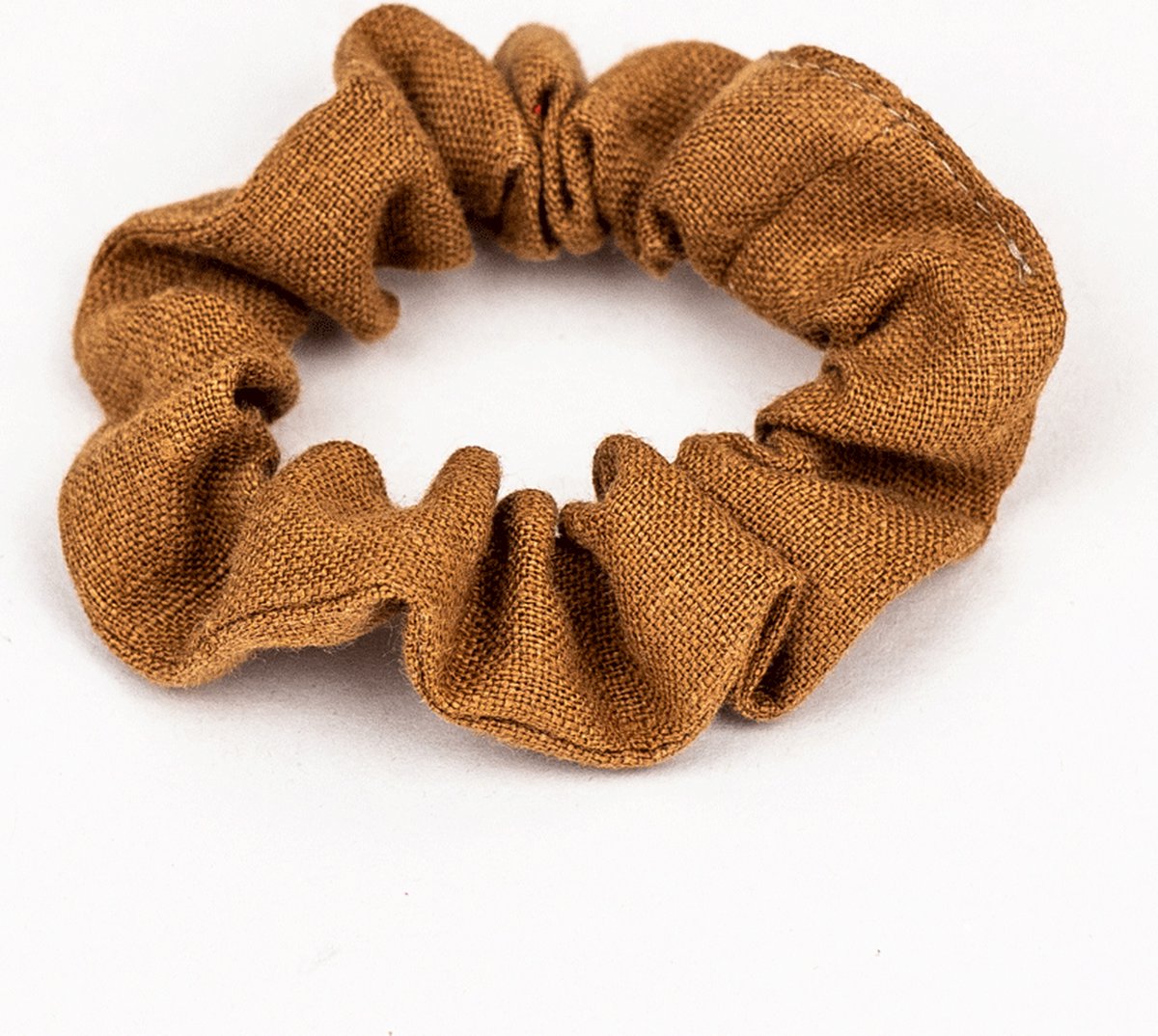 Obumi Linnen Scrunchie - Cinnamon