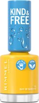 Kind & Free Nail Polish 8 Ml - jaune - 171 rayon de soleil - rayon de soleil - jaune - végétalien - vernis à ongles