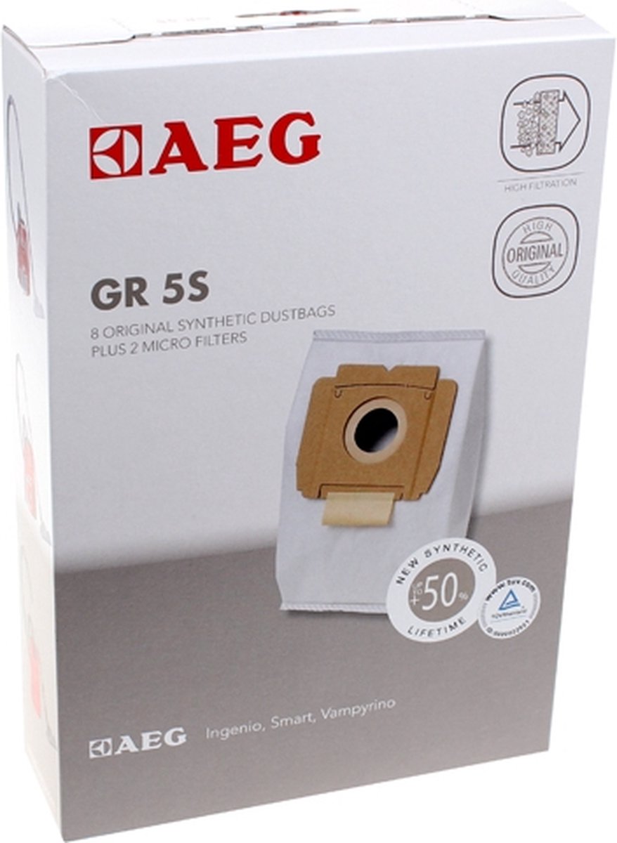 AEG - STOFZUIGERZAK ORIG GR5S VAMPYRINO SET 8+2MF - 9002565407
