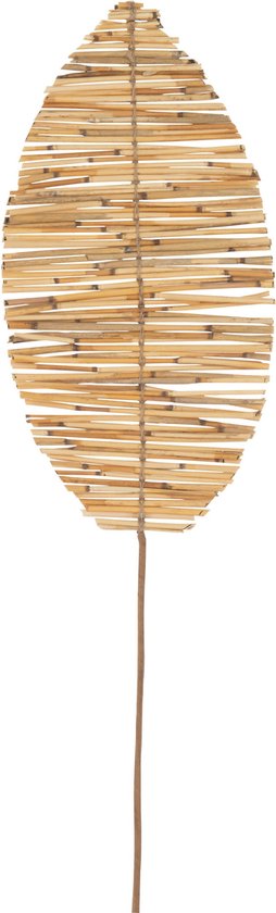 J-line blad bamboe takjes naturel large