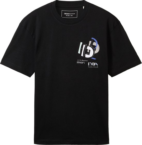 Tom Tailor T-shirt T Shirt Met Logoprint 1042037xx12 29999 Mannen Maat - L