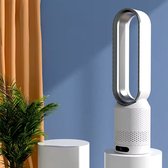 Ventilateur - Ventilateur sans pales - Ventilateur tour - Ventilateur électrique - 58 cm - Avec télécommande - Wit