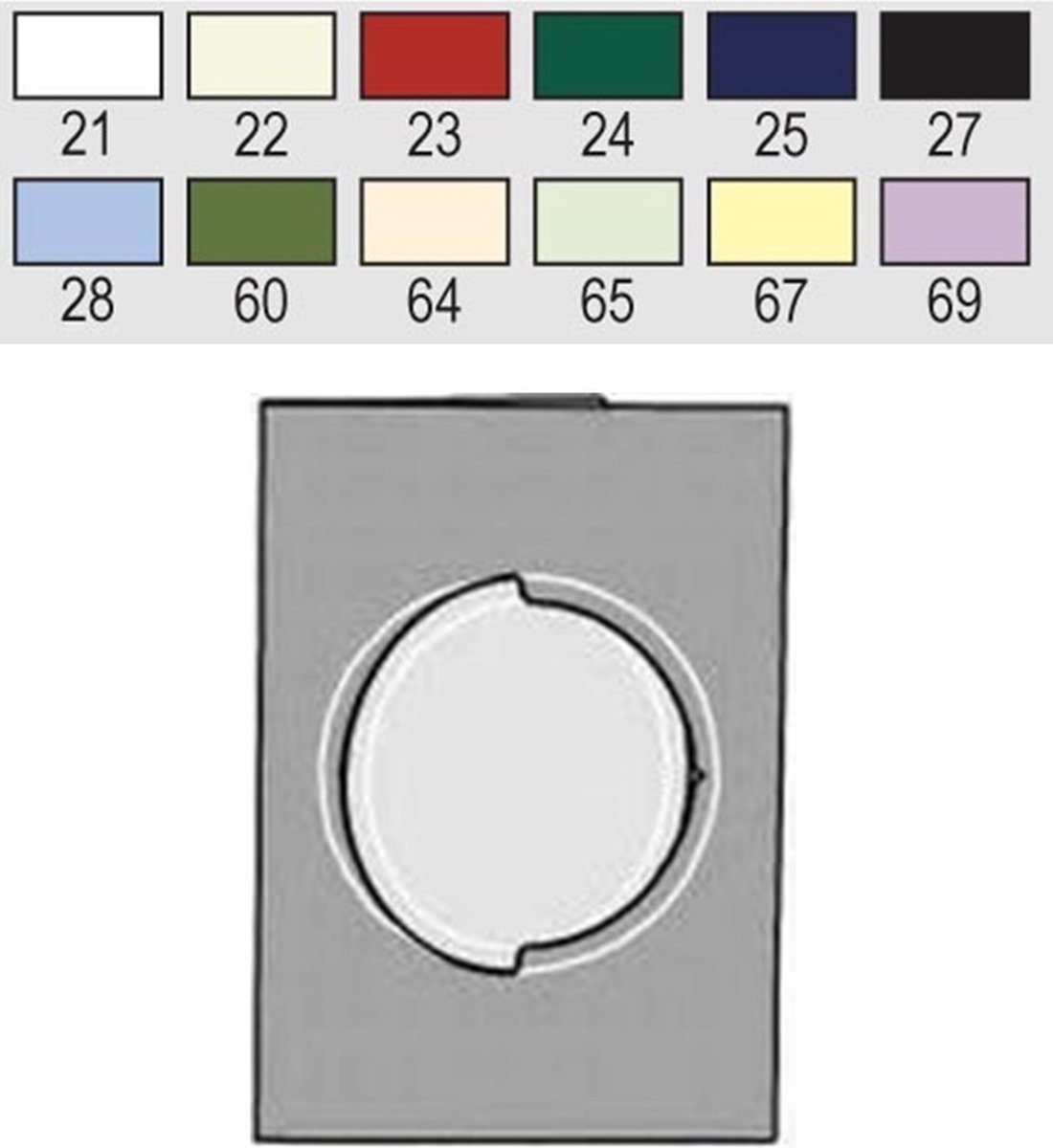 Romak - C6 kantelkaarten met envelop - rond