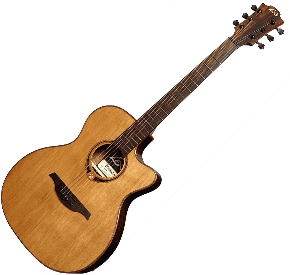 LAG Guitars Tramontane 118 T118ASCE Natural thinline elektrische-akoestische westerngitaar
